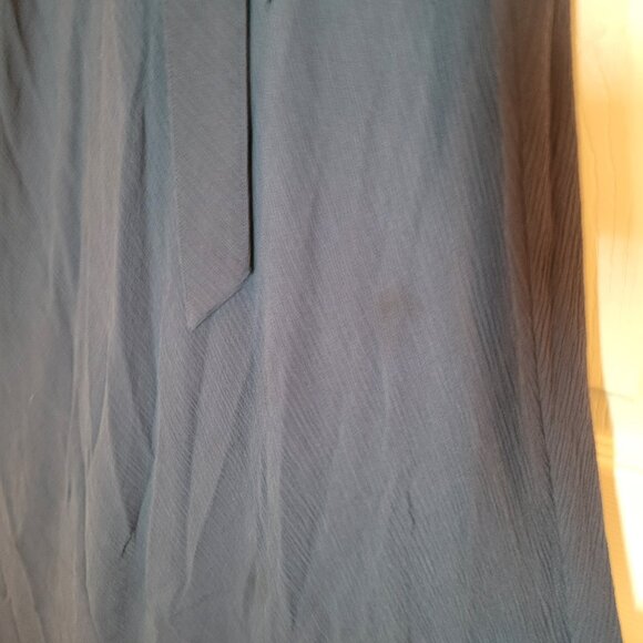 Soft Surroundings Savannah Women's Navy Crinkle Maxi Dress Petite XS - Picture 2 of 13